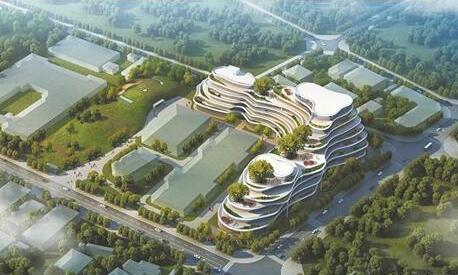 楷模家居总部整体鸟瞰效果图 厚街供图