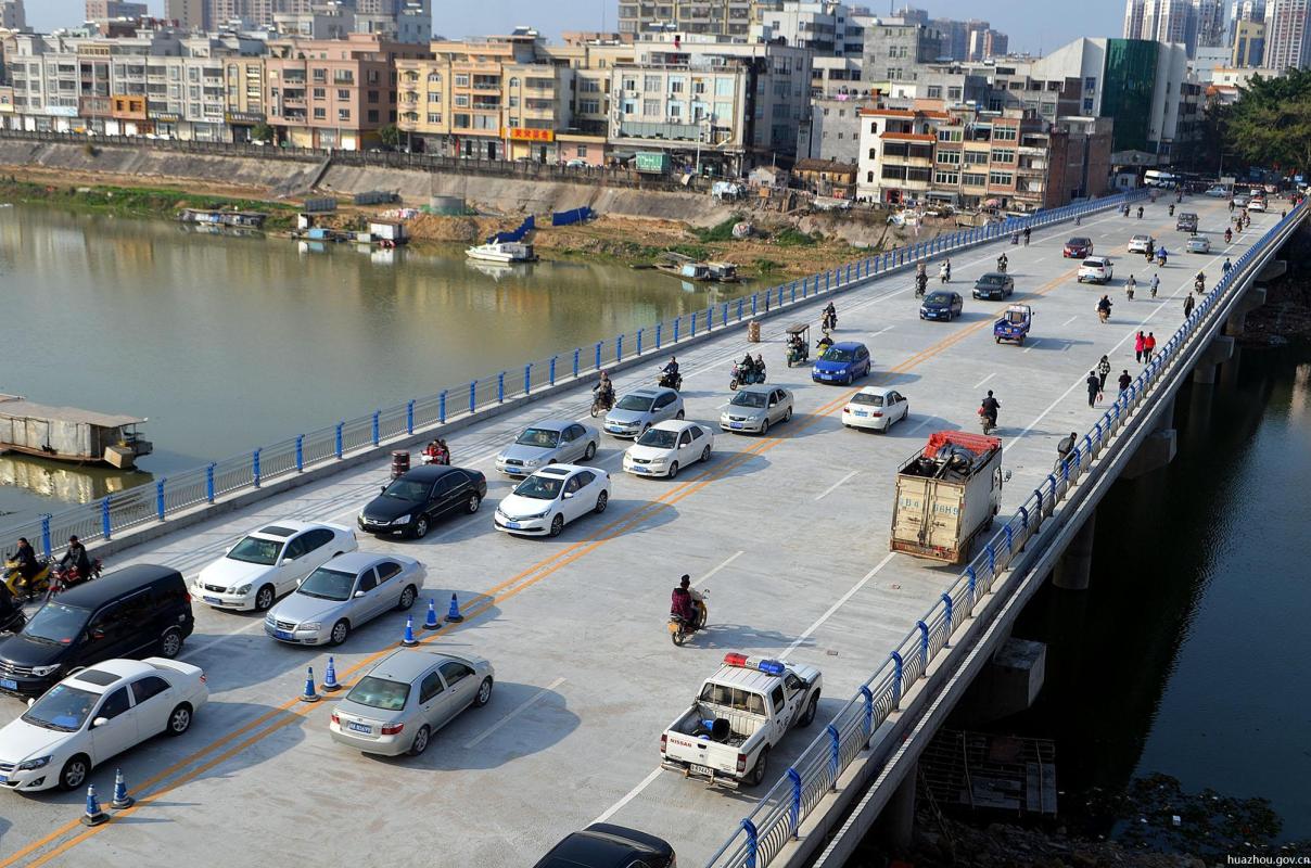 【城市扩容提质】广东化州:北岸大桥建成通车