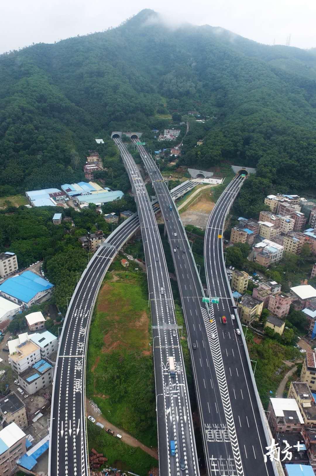 今日,凤凰山隧道项目开通试运营!广州东进再增一条便捷通道