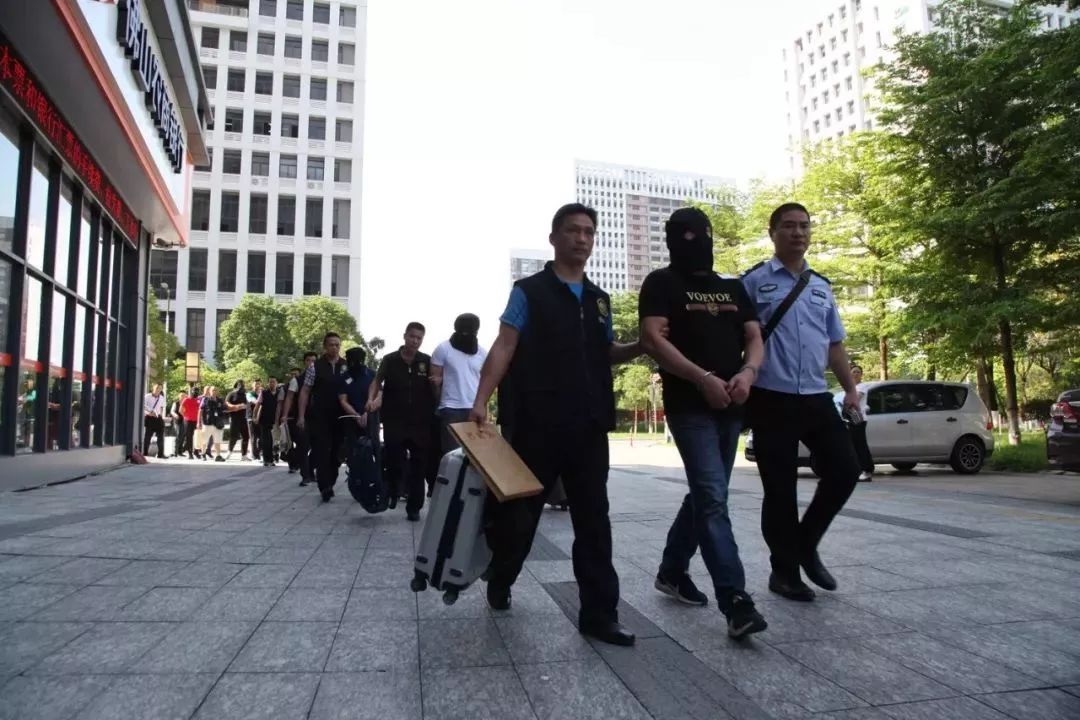 2018年5月14日,广东省公安厅统筹指挥,异地用警,指挥佛山,汕头,珠海