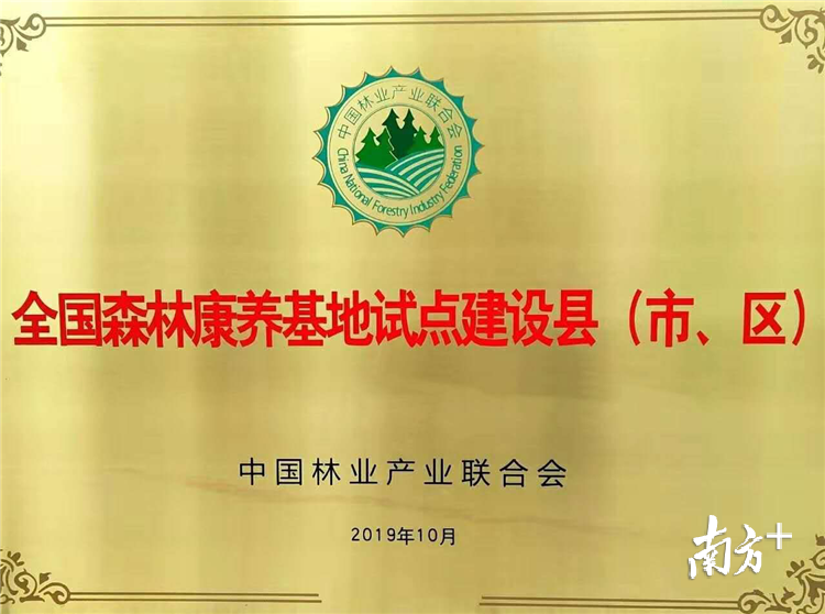 中国林业产业联合会日前公布了2019年全国森林康养基地试点建设县(市