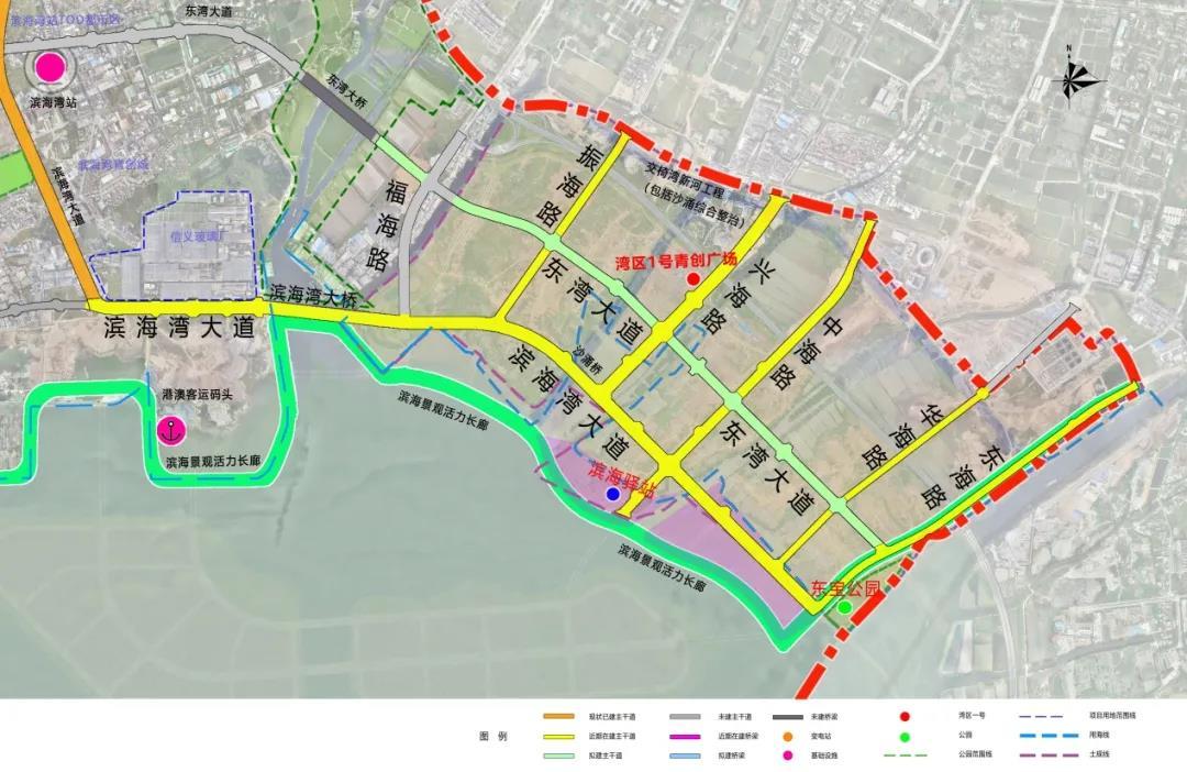 滨海湾新区"五纵两横"路网迎重大进展,6条道路月底建成通车