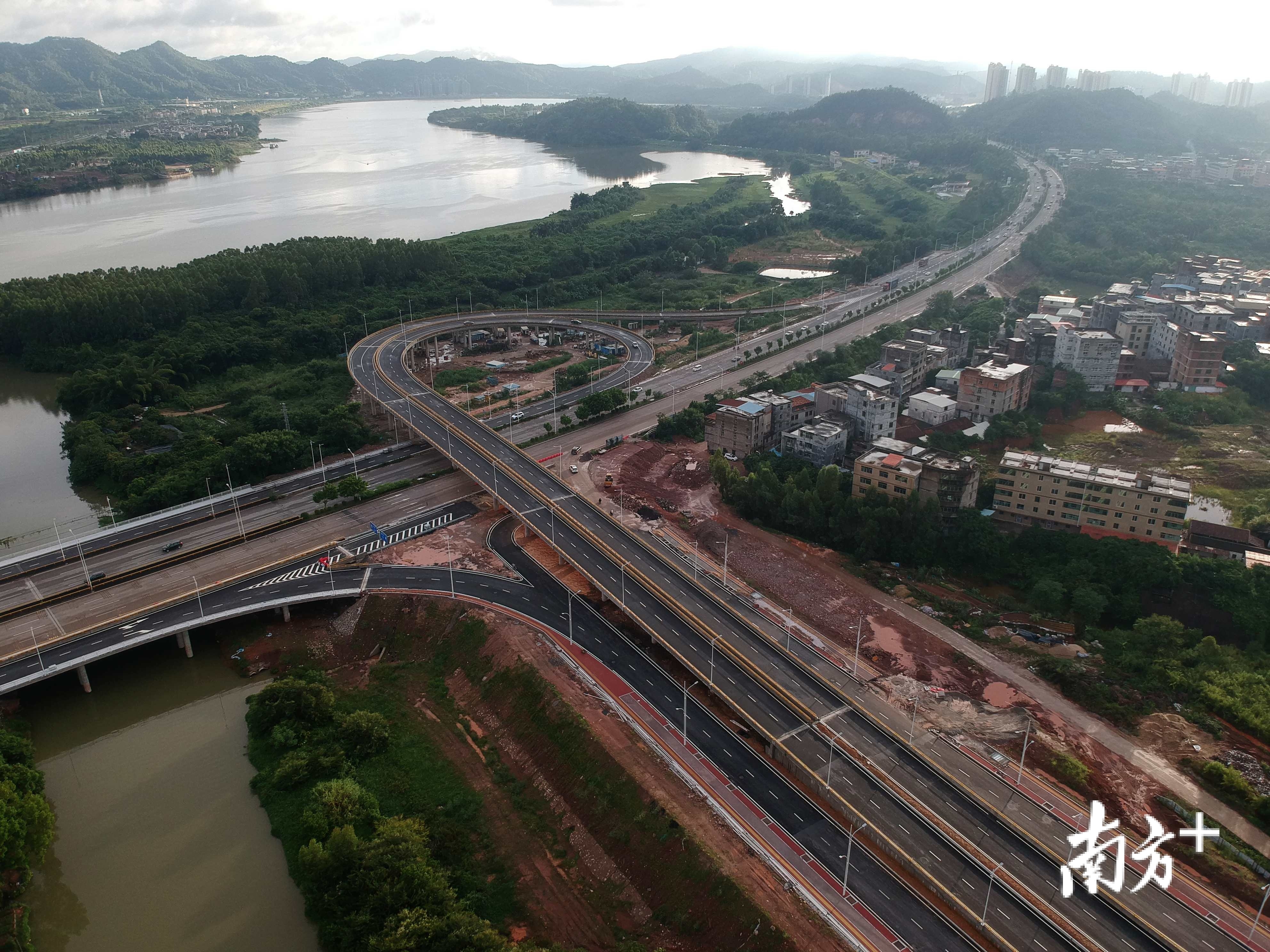 小金河大道与惠博大道互通 南方日报记者 梁维春 摄