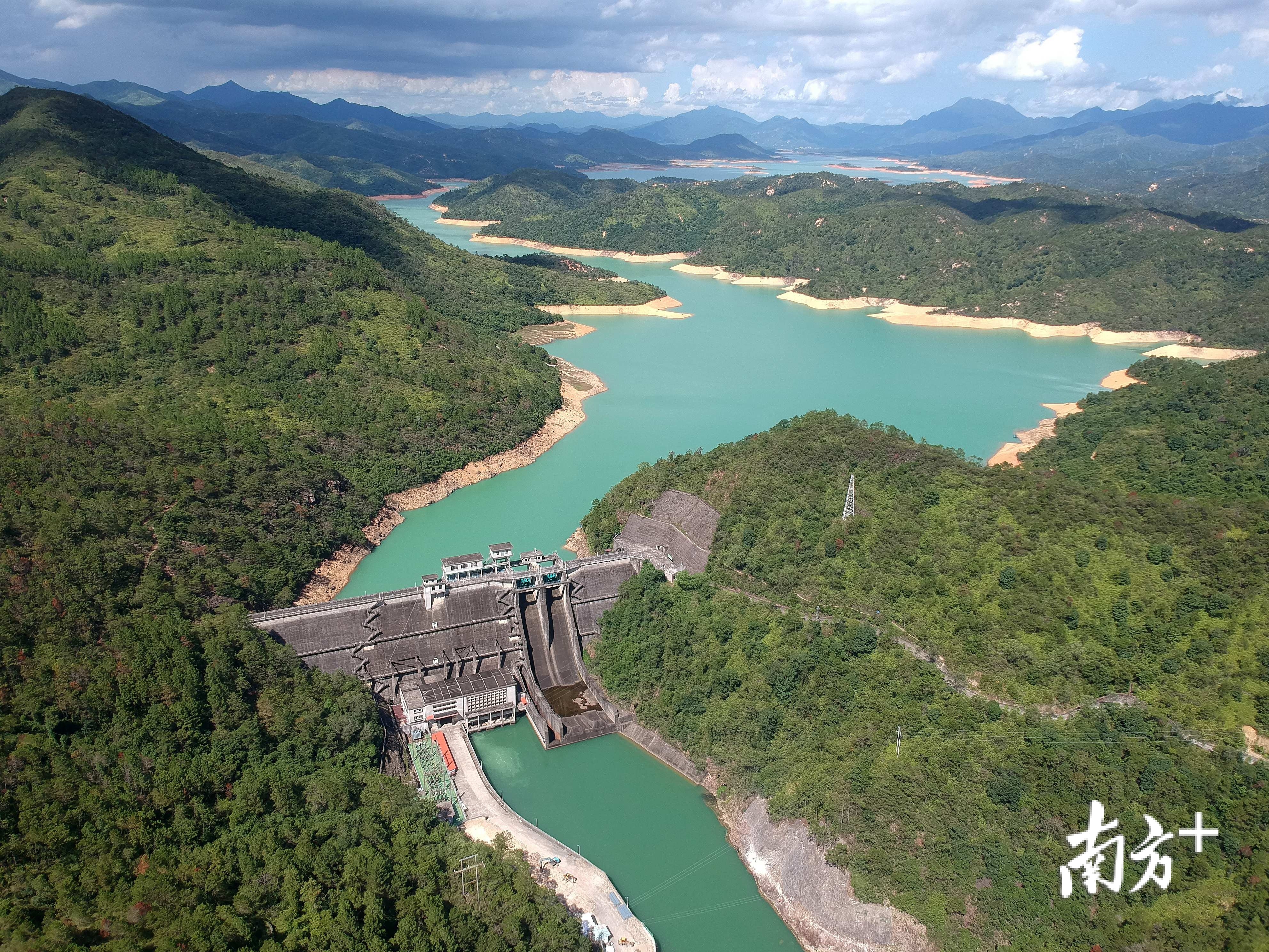 组图颇有景区范俯瞰惠州水利枢纽工程