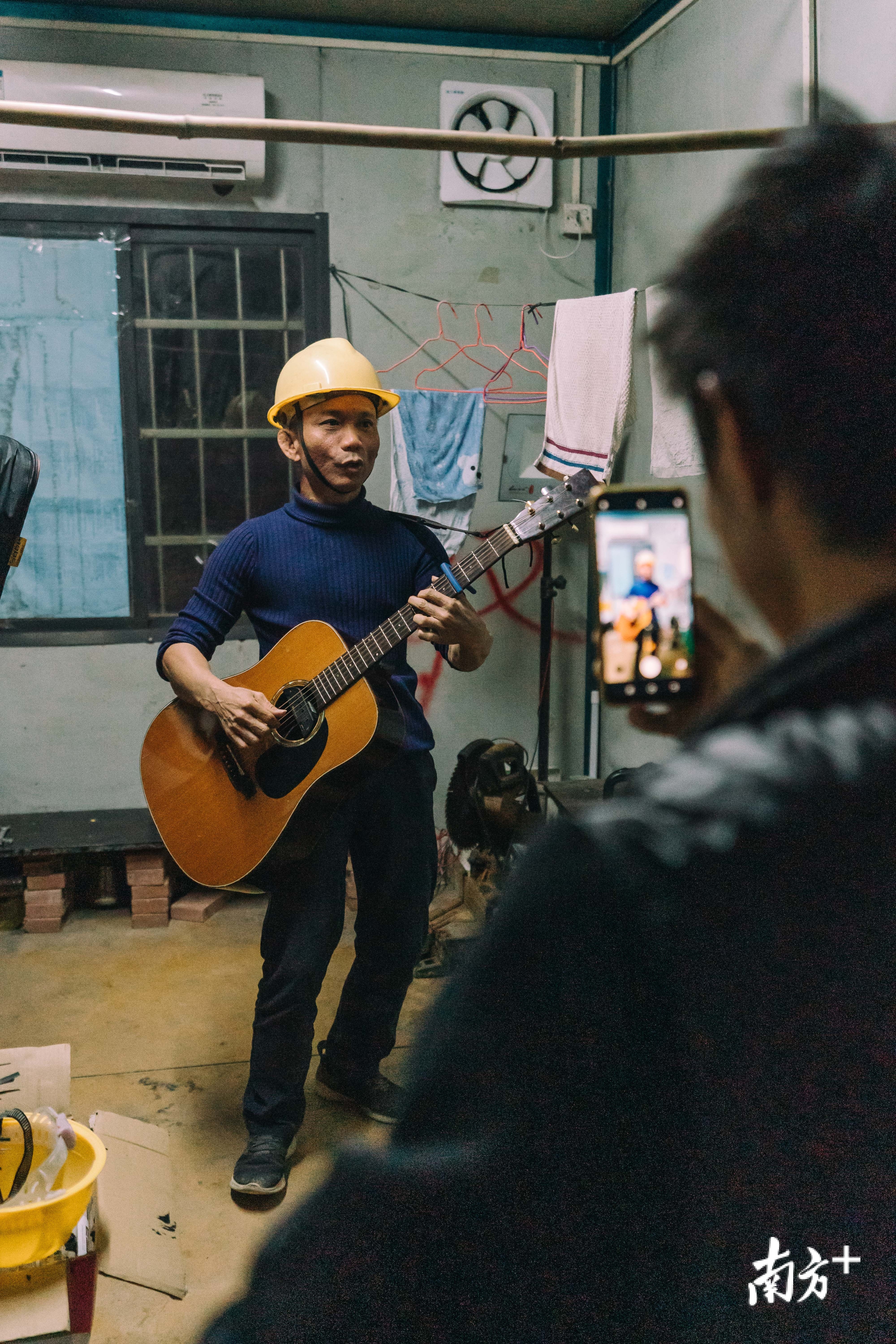 惠州中年工地歌手的“网红”梦