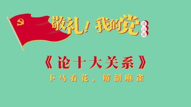 《敬礼！我的党》第四十四集：《论十大关系》