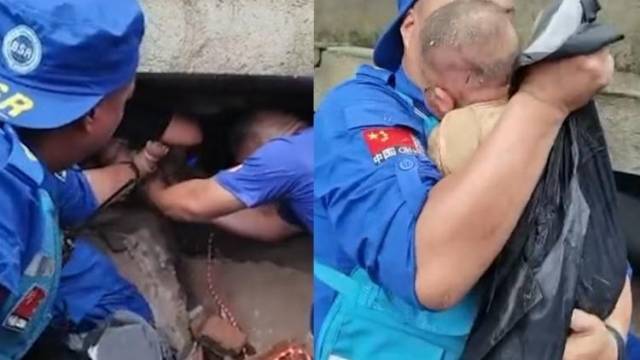 郑州3个月婴儿被埋废墟一天一夜，获救时一声啼哭让人泪目！