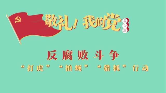 《敬礼！我的党》第八十三集：反腐败斗争