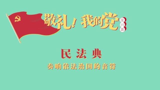 《敬礼！我的党》第九十五集：民法典