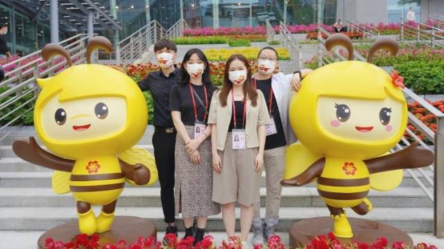 广交会吉祥物“好宝”“好妮”为何以蜜蜂为造型?主创人员讲述设计理念