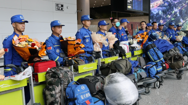 广东蓝天救援队赴土援助队员回国，休整后将复盘国际救援经历