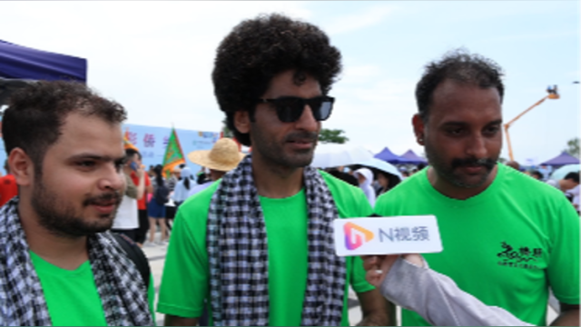 三名外国人因热爱中国文化主动报名龙舟赛，喊话下次要拿第一