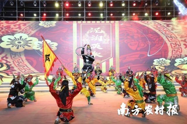 潮汕英歌舞表演,。