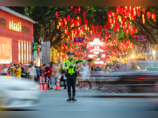 广州迎春花市点位治安、交通平稳有序！越秀西湖花市最热门