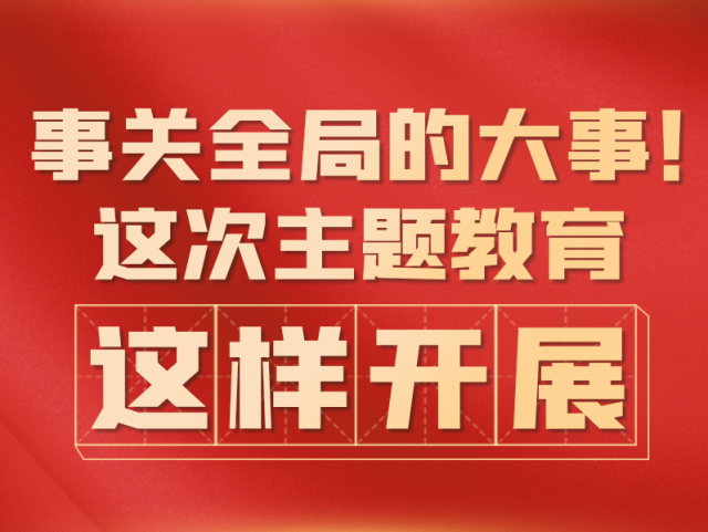 事关全局的大事！这次主题教育，这样开展