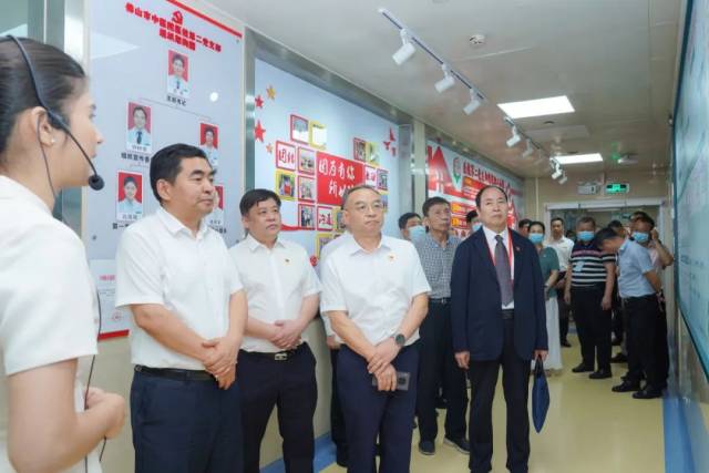 国家卫生健康委直属机关党委常务副书记杨建立莅临我院调研指导