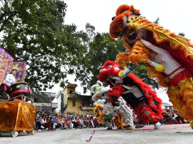 我在云浮过大年丨云城区思劳镇布里村,打响龙年第一“炮”!