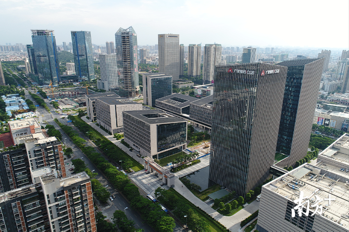 广东金融高新区。南方日报记者 戴嘉信摄 广东金融高新区。南方日报记者 戴嘉信摄