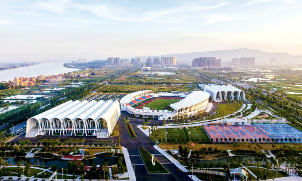 高明的未来城市核心区——西江新城，目前正积极打造“城产人文”融合发展示范区 。