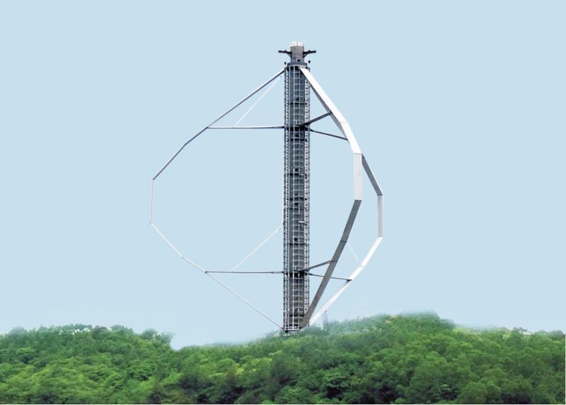 阳江造2兆瓦垂直轴风力发电机成功试验运行及并网发电
