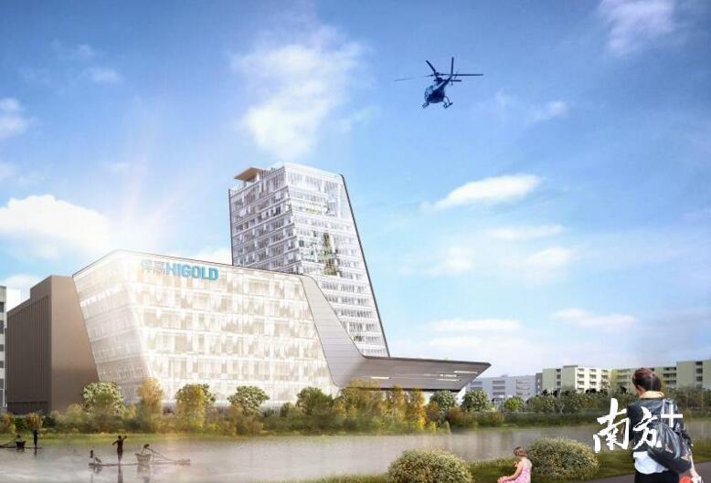 悍高星际总部大楼效果图。