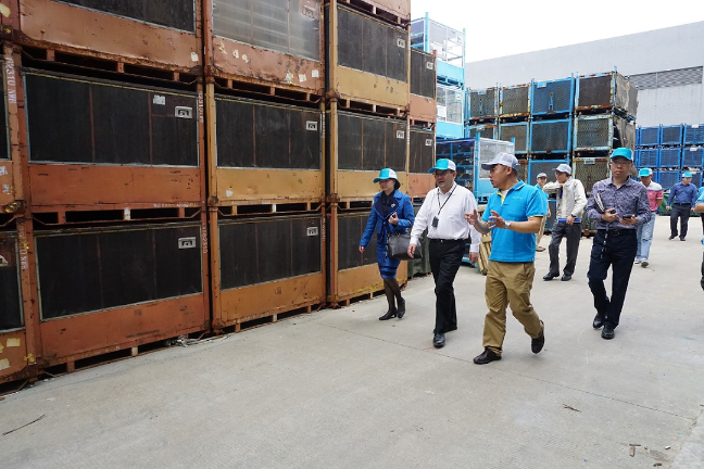 南海区区长顾耀辉带队在企业走访调研。王雅博 摄