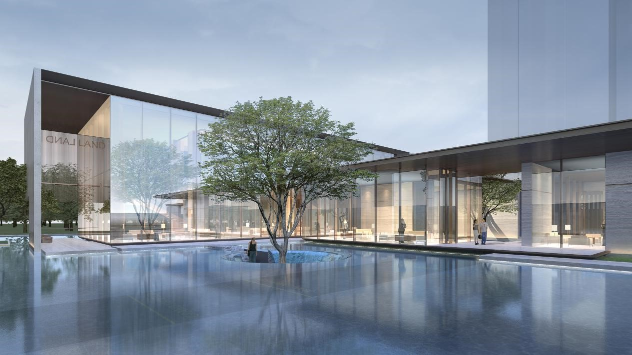 华润置地·悦里生活艺术馆景观。