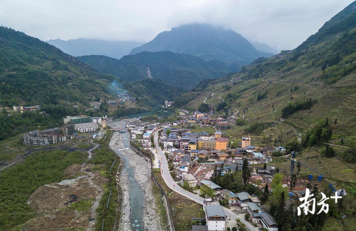 由廣東惠州重建的汶川縣三江鎮.