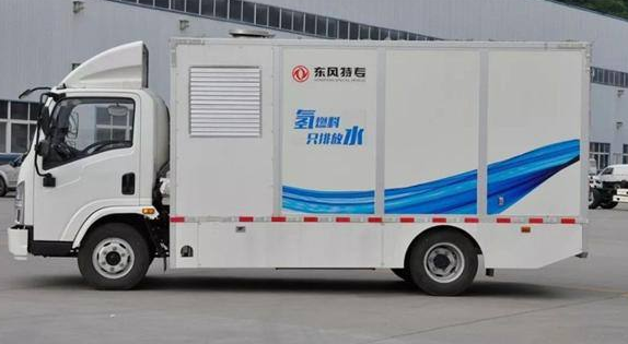 氢燃料电池物流车。网络图片