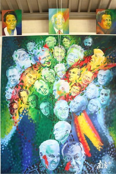 研究中心各时期重要科学家图谱。