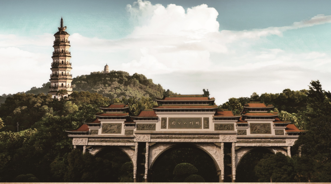 顺峰山双塔将迎来全面修缮。顺德区委宣传部供图 顺峰山双塔将迎来全面修缮。顺德区委宣传部供图