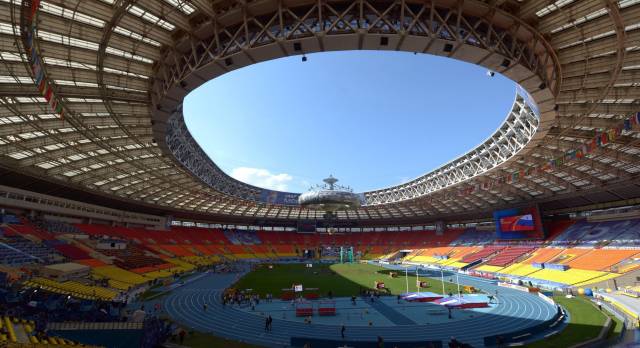 7月15日上演巅峰对决的决赛场馆，同时也是容纳人数最大的场馆——莫斯科卢日尼基体育场。（网络图片）
