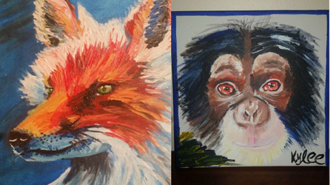 凤敏的画作。 凤敏的画作。