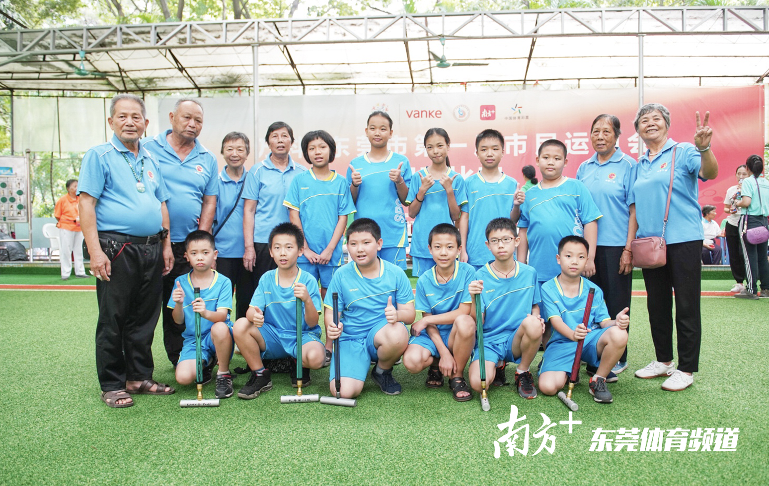 麻涌少年门球队也组队参加比赛 麻涌少年门球队也组队参加比赛