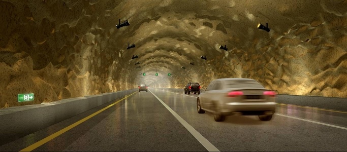 天然岩洞景观段(左线中段100M范围)装修设计效果图 天然岩洞景观段(左线中段100M范围)装修设计效果图