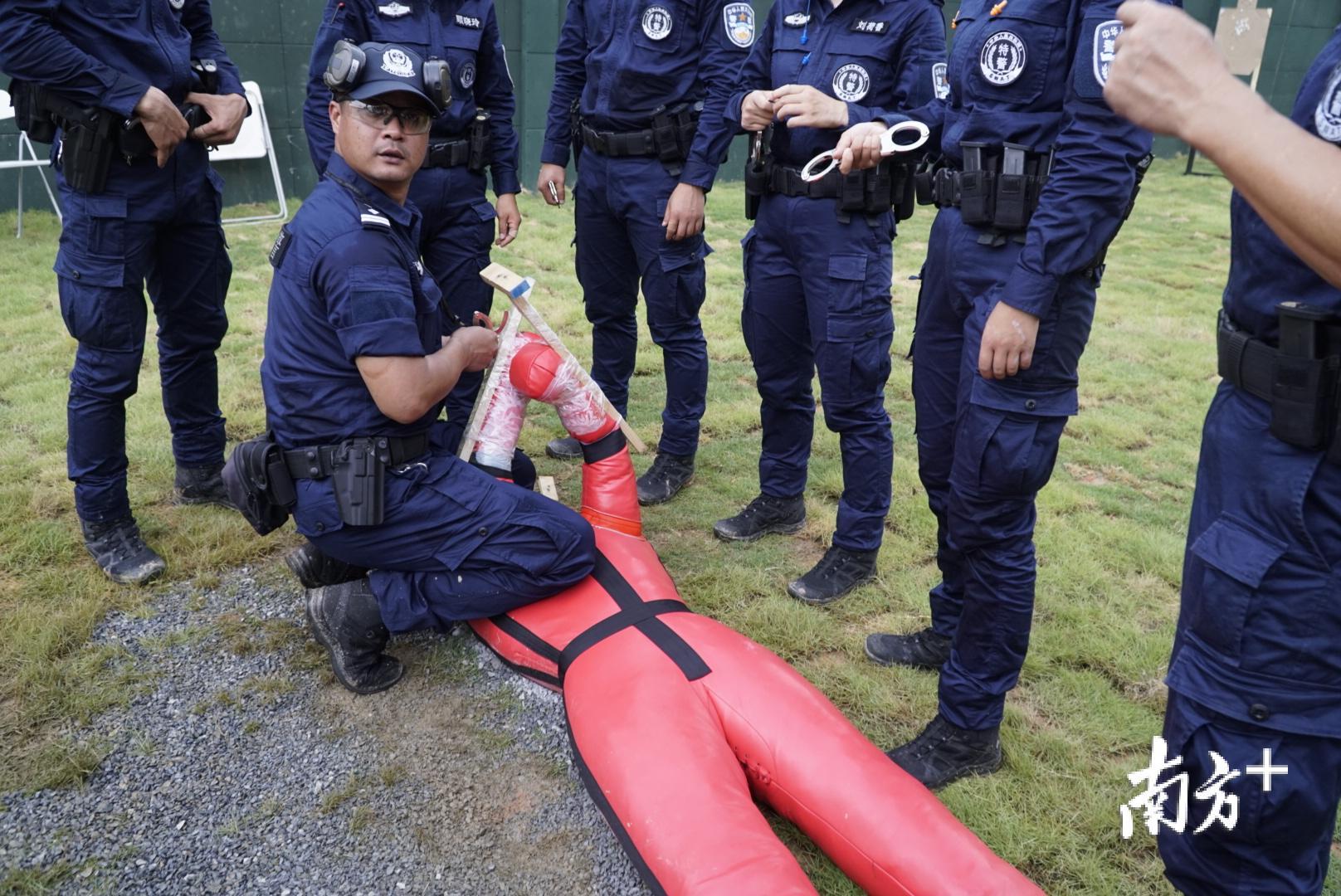 广东2队队员练习场景 