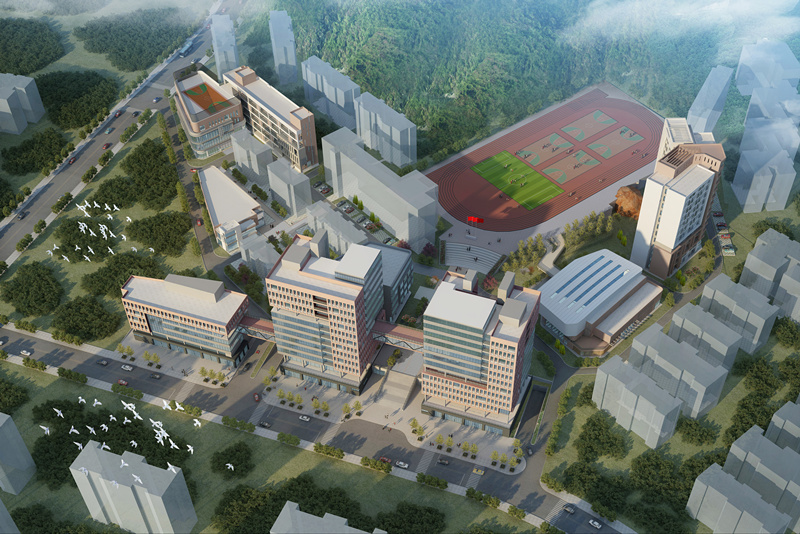 珠海市技师学院金湾校区效果图 珠海市技师学院供图