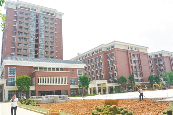 江门广雅学校已做好开学前准备工作。 娄丹 张翠玲 摄