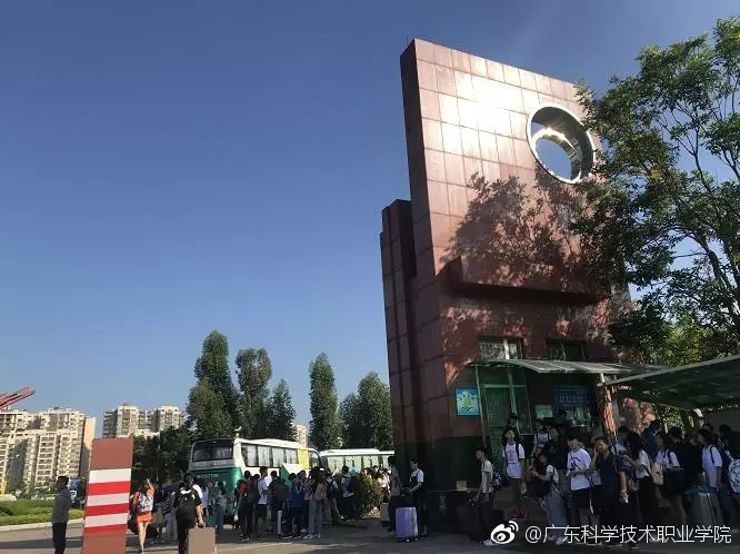 学生正在有序从学校撤离、回家