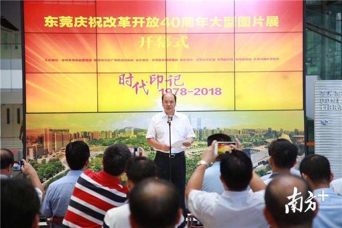 东莞市委常委、宣传部部长杨晓棠 孙俊杰摄