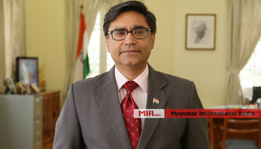 维克拉姆·米斯里（Vikram Misri) 图片来自缅甸媒体