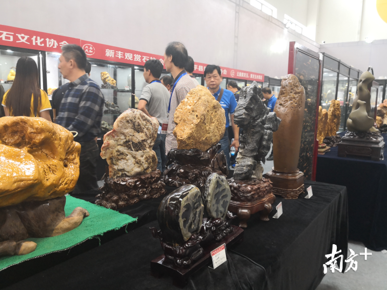 展品包括众多国内外知名石种。