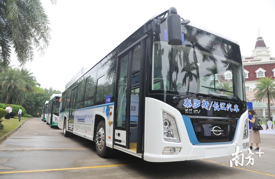 佛山丹灶氢燃料电池汽车产业发展迅猛。戴嘉信 摄 佛山丹灶氢燃料电池汽车产业发展迅猛。戴嘉信 摄