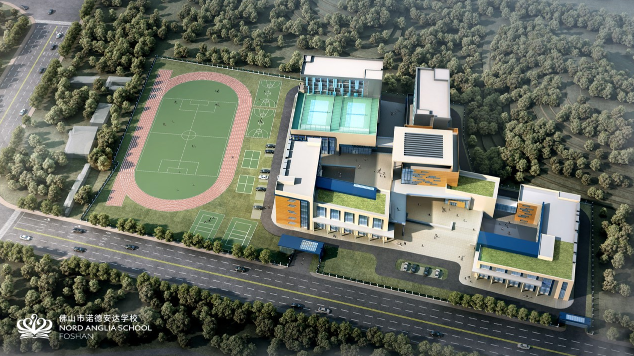 学校将采用中西融合的双语教学，课程在遵循九年义务教育、广东省佛山市中小学课程大纲的基础上，融入国际化的教育资源和教学方式。受访者供图