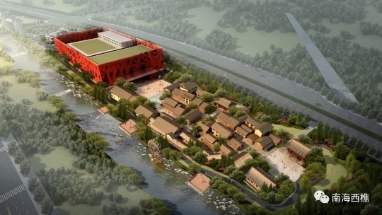 宋城·西樵山岭南千古情景区效果图