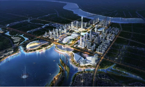 燕湖新城规划图