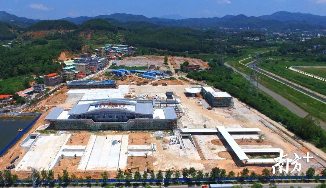 正在建设的博罗中心客运站。 正在建设的博罗中心客运站。