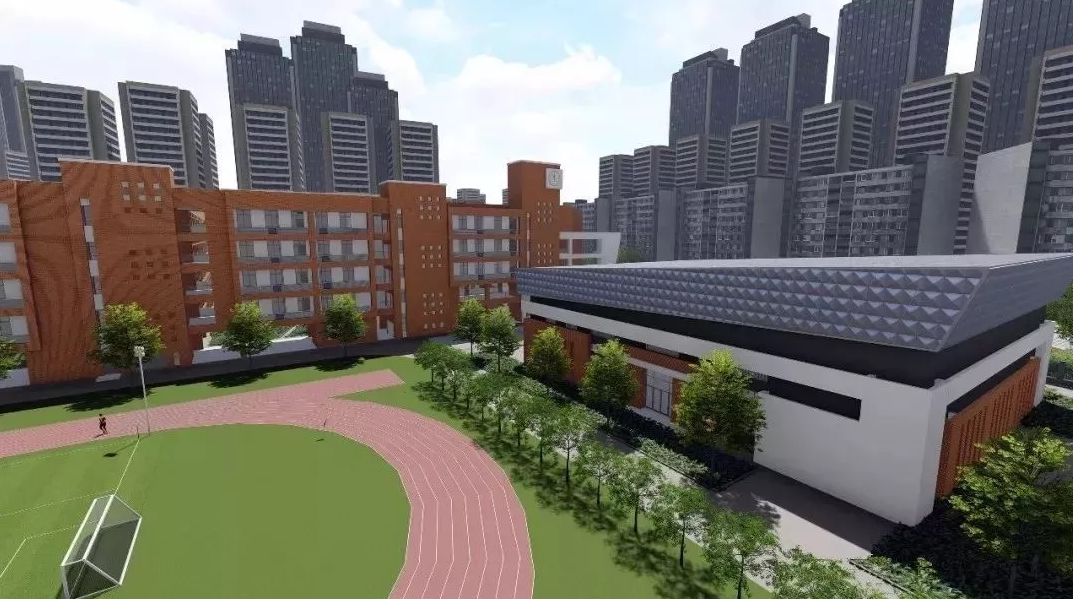 新逢沙小学计划明年8月竣工。资料图片