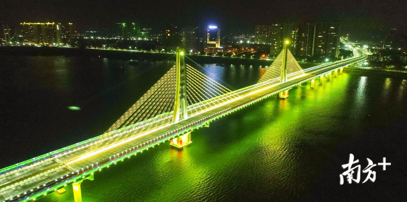 12月19日,清远洲心大桥正式通车了