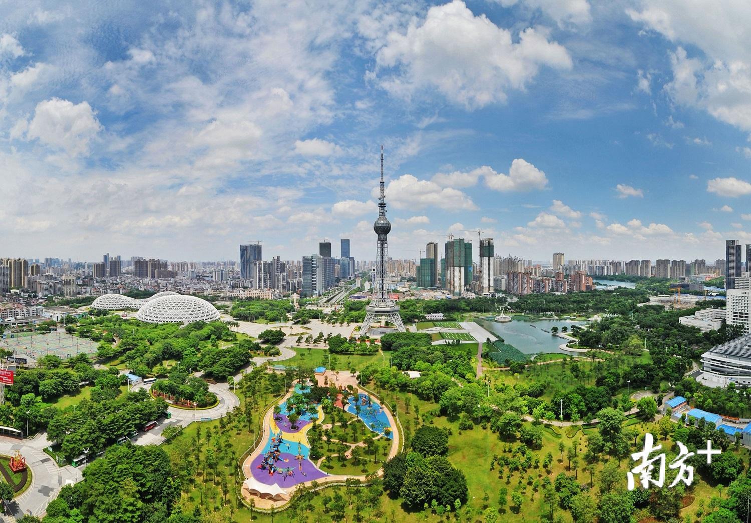 佛山禅城城市图。戴嘉信 摄